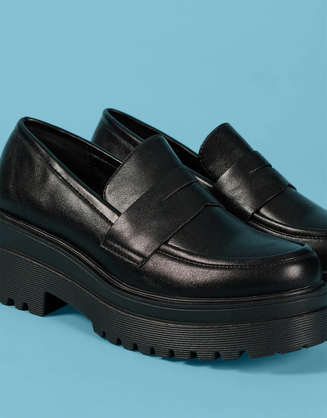 Platform loafers