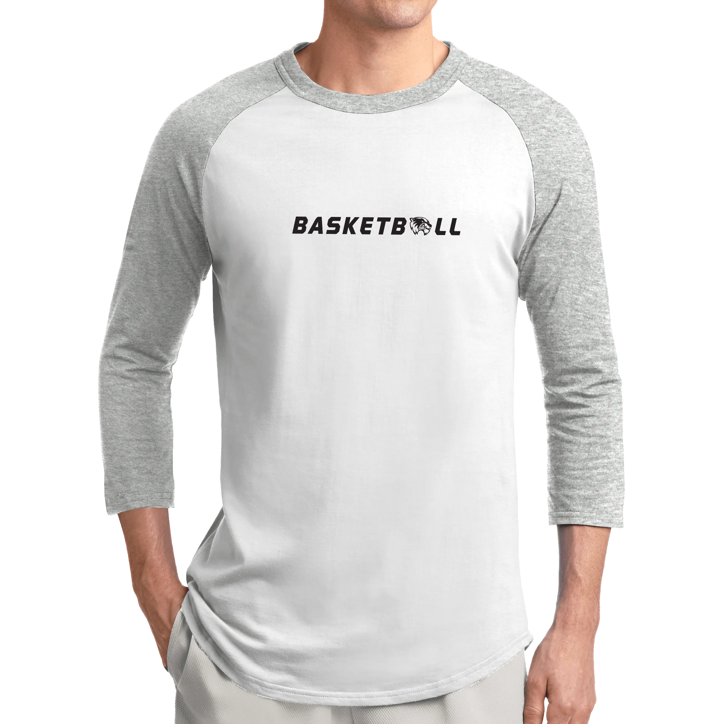 Sport-Tek Colorblock Raglan Jersey- Basketball Head
