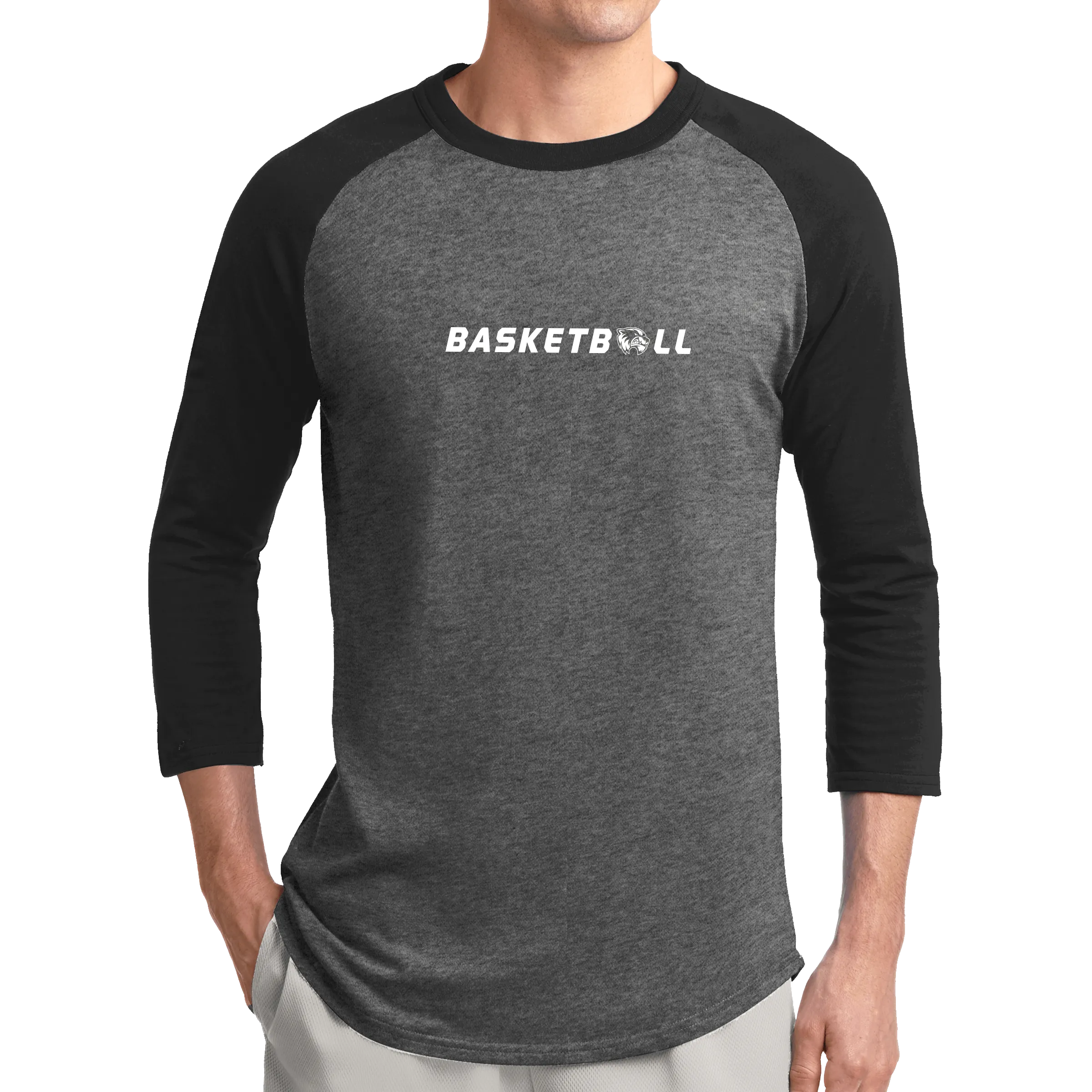 Sport-Tek Colorblock Raglan Jersey- Basketball Head