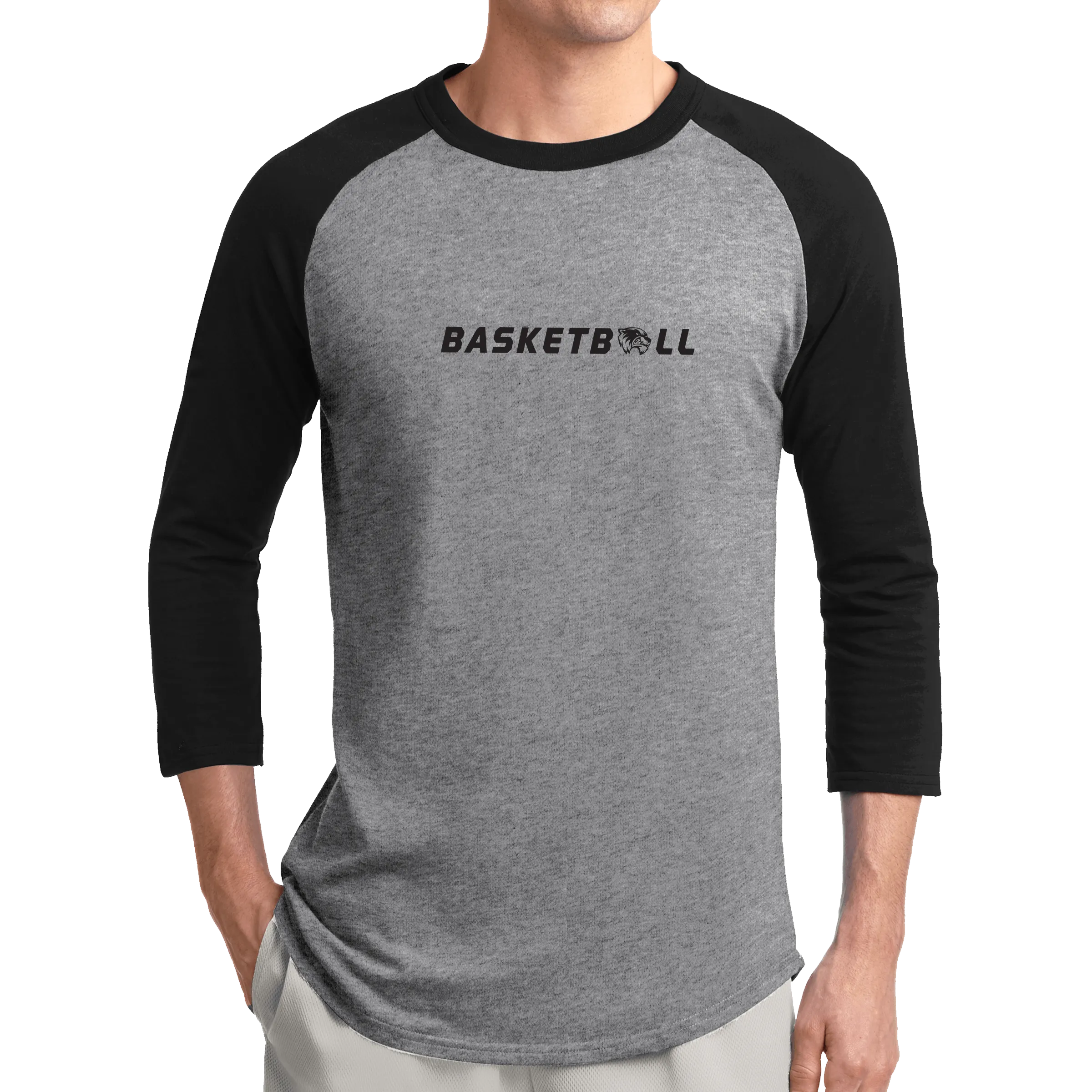 Sport-Tek Colorblock Raglan Jersey- Basketball Head
