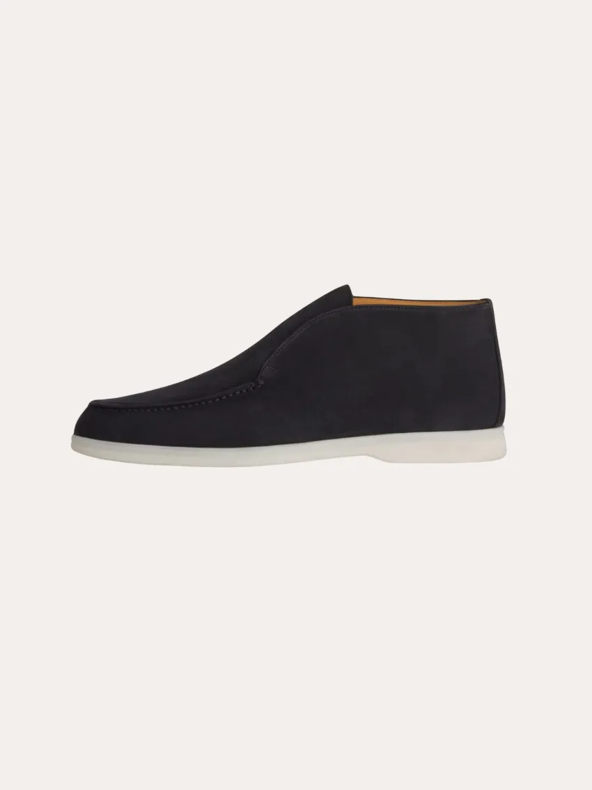 Suede City Loafers – Navy Blue