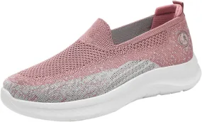 Women's Mesh Sneaker Lac𝐞 Up Breathable Sneaker with Arch Support Casual Lightweight Running Shoes Non Slip Walking Shoes