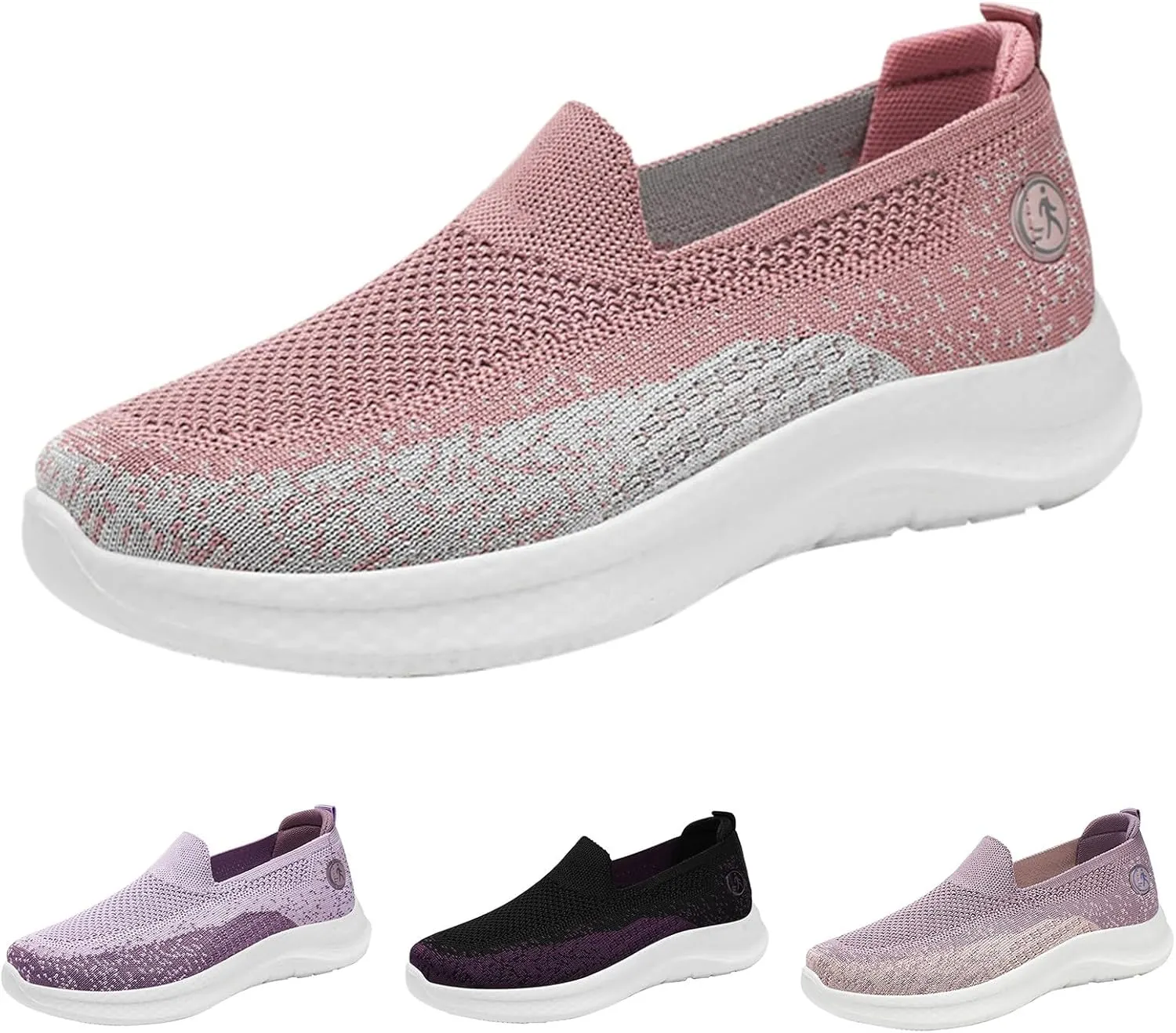 Women's Mesh Sneaker Lac𝐞 Up Breathable Sneaker with Arch Support Casual Lightweight Running Shoes Non Slip Walking Shoes